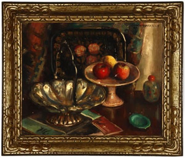 Still Life With Fruit Oil Painting by John Hubbard Rich