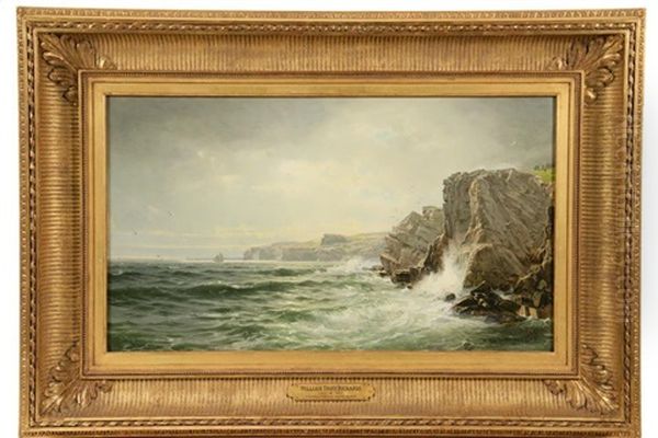 Conanicut Island, Rhode Island Oil Painting by William Trost Richards