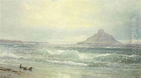 St. Michael's Mount, England Oil Painting by William Trost Richards