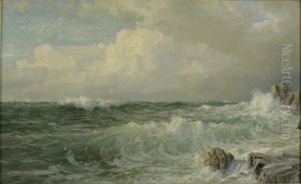 Marine Oil Painting by William Trost Richards