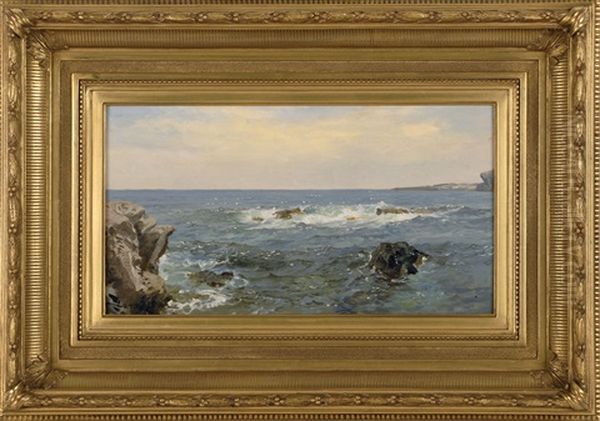 Near Gray Cliff Oil Painting by William Trost Richards