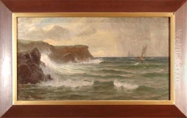 Stormy Coast Oil Painting by William Trost Richards