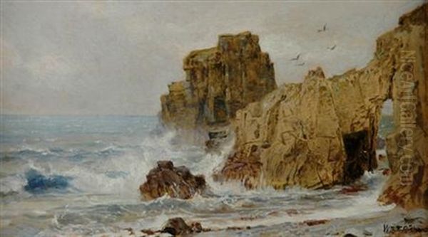 The Altar Sark Oil Painting by William Trost Richards