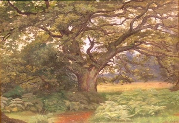 In The Grove Oil Painting by William Trost Richards