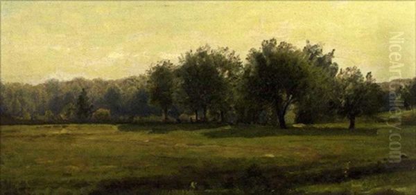 The Richards Farm, Chester Valley, Pennsylvania Oil Painting by William Trost Richards