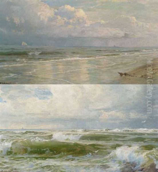 Seascapes Oil Painting by William Trost Richards