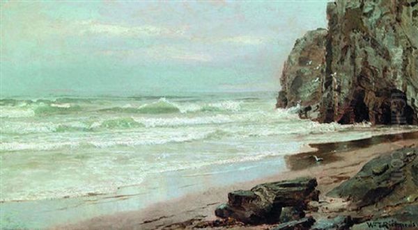 On The Coast Oil Painting by William Trost Richards