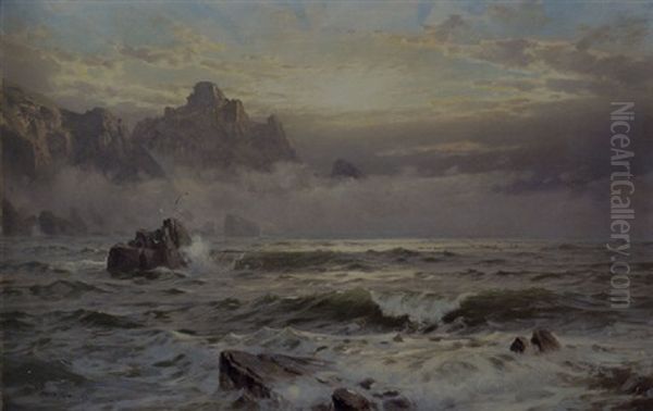 Morning's Mist, Guernsey Oil Painting by William Trost Richards