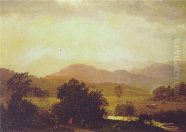 View Of The Catskills Oil Painting by William Trost Richards