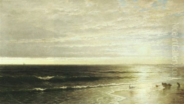 Tranquil Waters Oil Painting by William Trost Richards