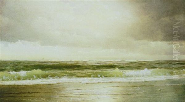 A New Jersey Beach Oil Painting by William Trost Richards