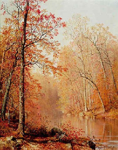 Autumn Landscape Oil Painting by William Trost Richards