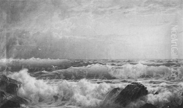 Sunrise Over The Sea Oil Painting by William Trost Richards