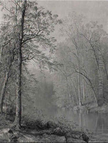 Autumn Landscape Oil Painting by William Trost Richards