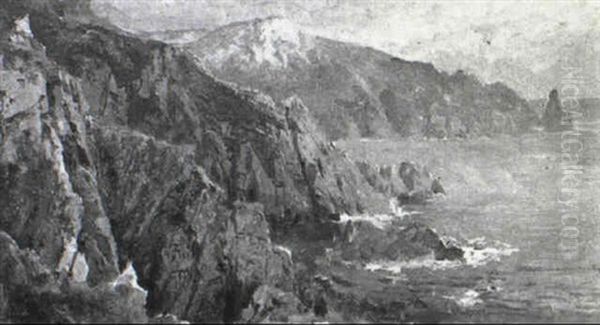 Guernsey Channel Islands Oil Painting by William Trost Richards