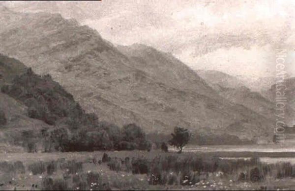 Landscape, Scotland Oil Painting by William Trost Richards