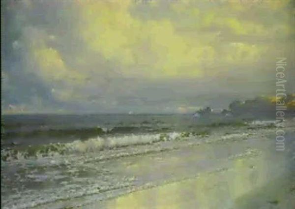 Second Beach,newport Oil Painting by William Trost Richards