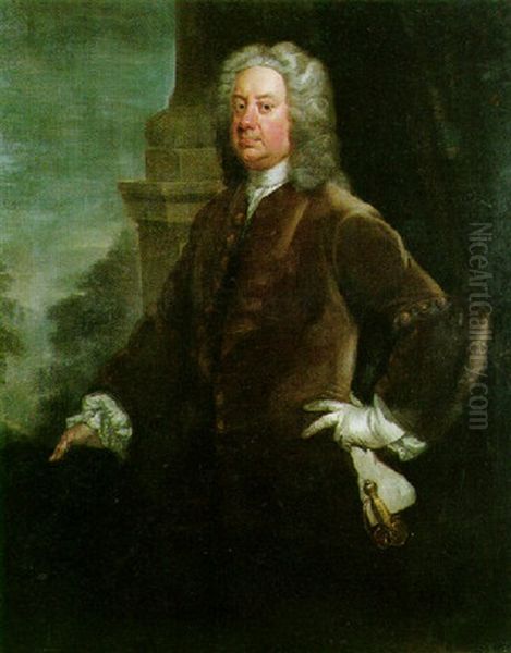 Portrait Of Henry Fox, 1st Lord Holland Oil Painting by Jonathan Richardson