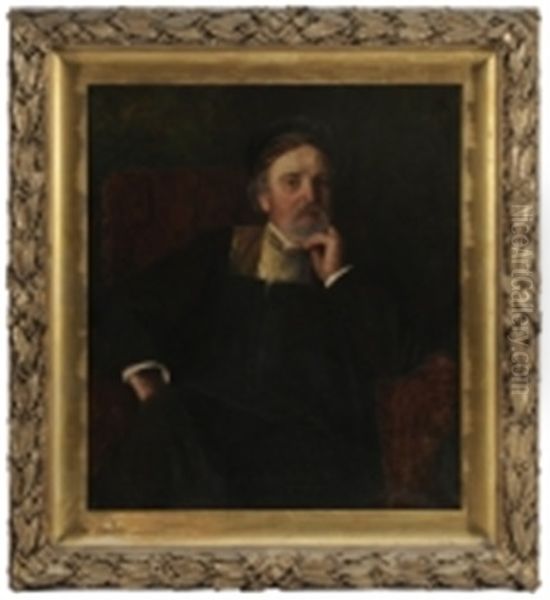 Portrait Of W.l. Brown Oil Painting by Mary Curtis Richardson