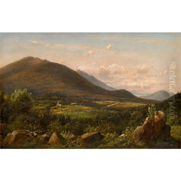 Mount Washington Oil Painting by Ferdinand Richardt