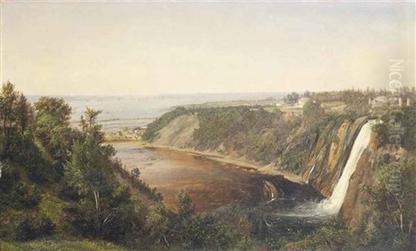 Montmorency. 17/7 57 Oil Painting by Ferdinand Richardt