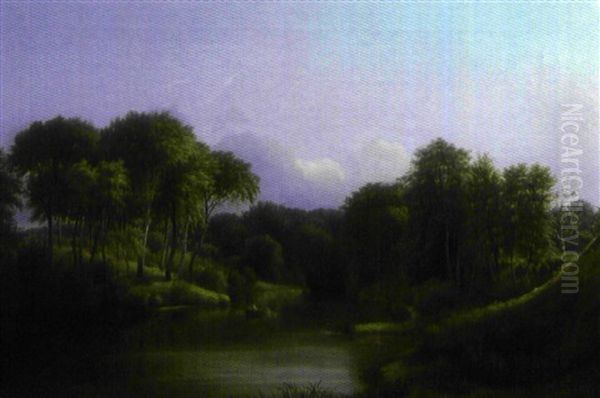 Paysage Oil Painting by Ferdinand Richardt