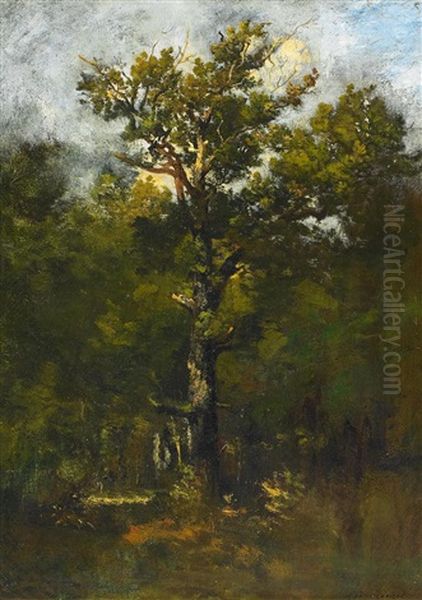 Waldlandschaft Oil Painting by Leon Richet