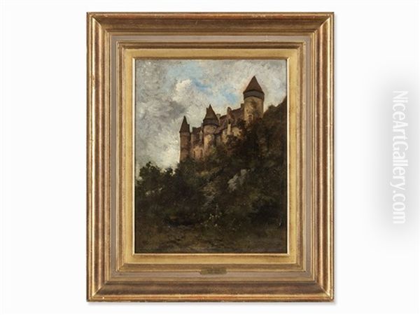 View Of A Castle by Leon Richet