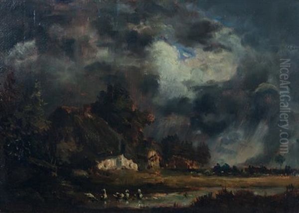 Before The Storm Oil Painting by Leon Richet