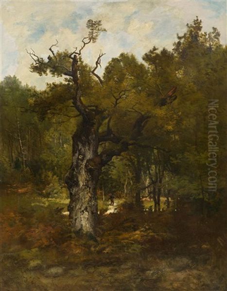 Waldlandschaft Oil Painting by Leon Richet