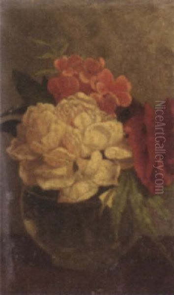 Summer Blooms Oil Painting by Leon Richet