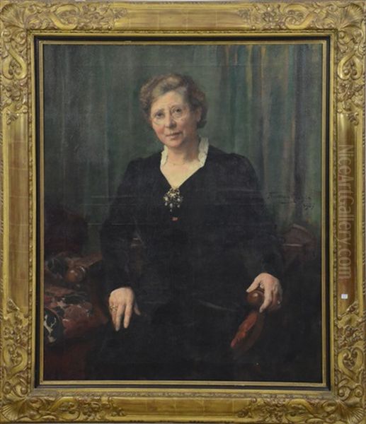 Portrait De Dame by Herman Jean Joseph Richir