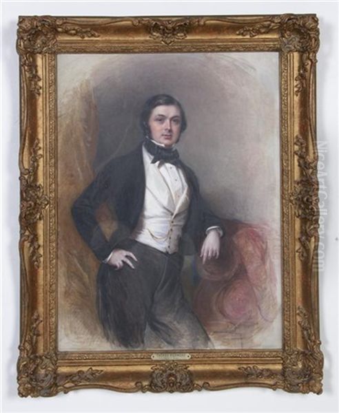 Portrait Of A Gentleman Oil Painting by Thomas Richmond