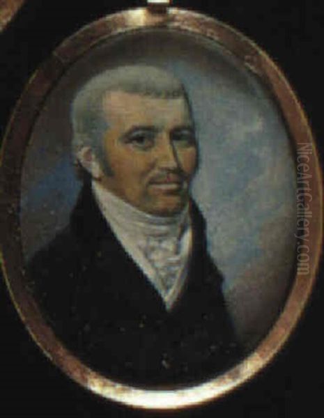 Portrait Of A Gentleman Oil Painting by Thomas Richmond