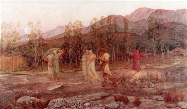 A Pastoral - A Memory Of The Valley Of Sparta by Sir William Blake Richmond