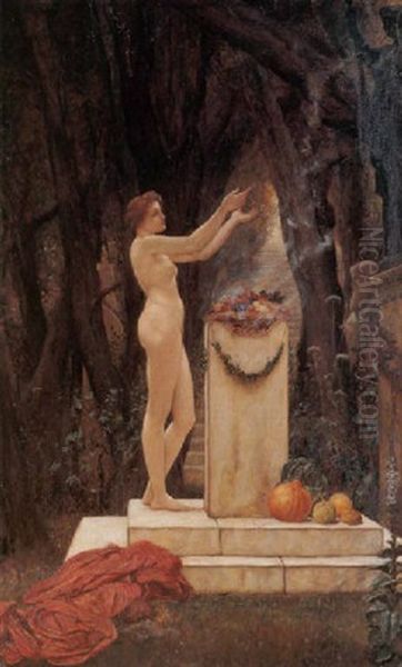 Phidyle Oil Painting by Sir William Blake Richmond