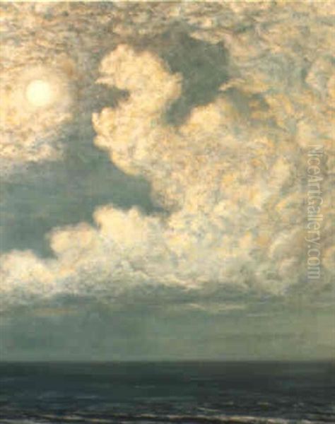 Seascape Oil Painting by Sir William Blake Richmond