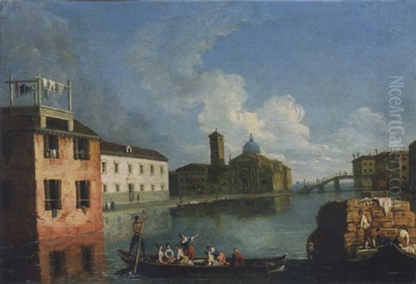 Veduta Veneziana Oil Painting by Giovanni Richter