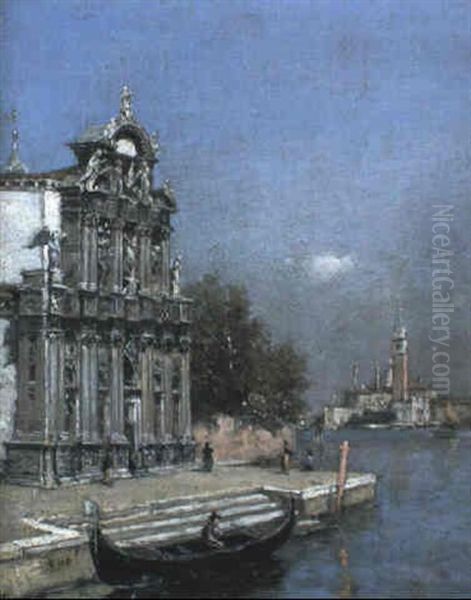 Paisaje De Venecia Oil Painting by Martin Rico y Ortega