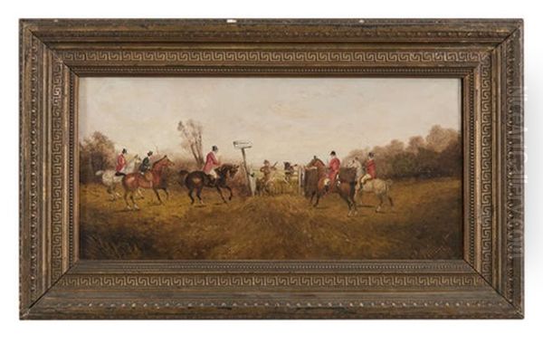 Setting Off, The Gallop, The Chase, The Find Oil Painting by Phillip H. Ridout