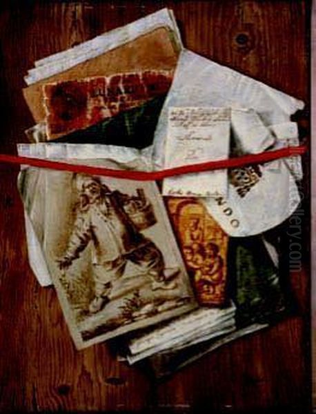 Trompe L'oeil Oil Painting by Egidio Maria Bordoni