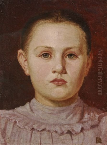 Portrait Of A Girl by Rudolf Riemerschmid