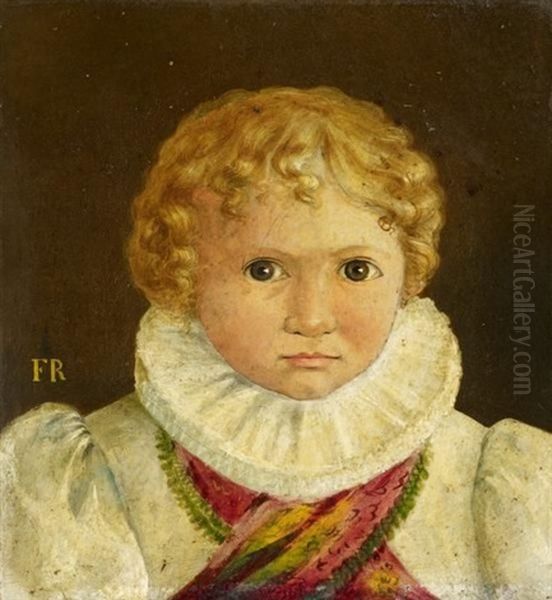 Portrat Eines Knaben Oil Painting by Franz Friedrich Riepenhausen