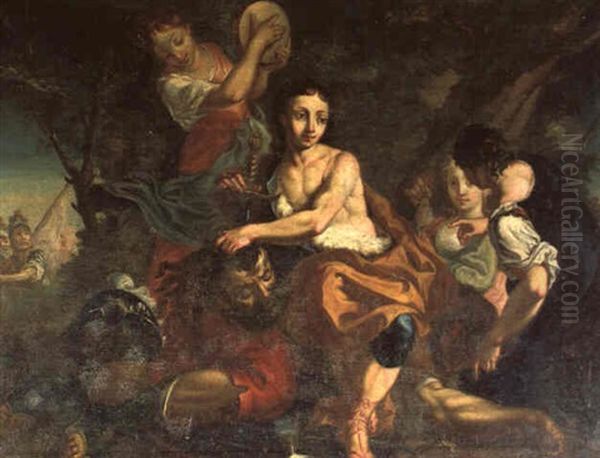 Judith Mit Dem Haupt Des Holofernes Oil Painting by Balthasar Riepp