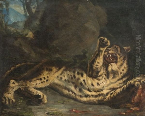 Le Festin Du Tigre by Leon Louis Antoine Riesener