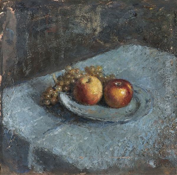 Piattino Di Frutta Oil Painting by Arturo Rietti