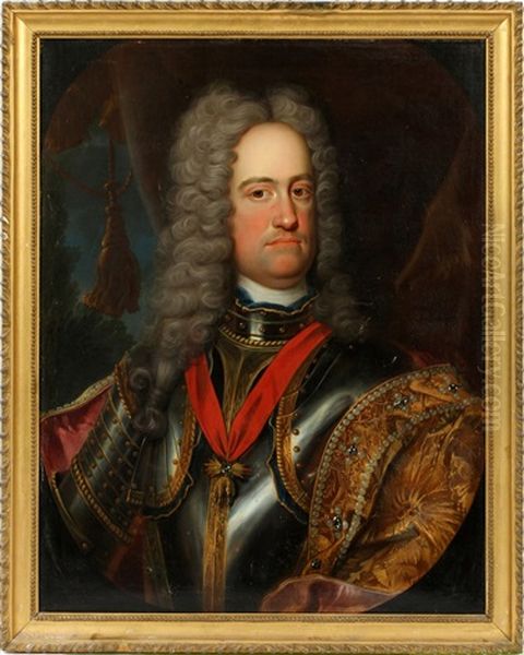 Portrait Of Prince Eugene Of Savoye Oil Painting by Hyacinthe Rigaud