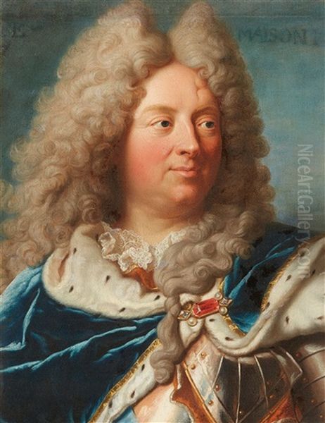 Portrait Of Louis Antoine De Pardaillan De Gondrin, Duc D'antin Oil Painting by Hyacinthe Rigaud