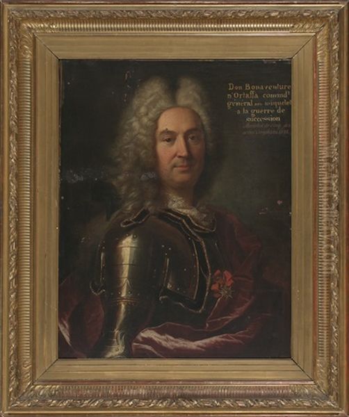 Retrato De Bonaventura D'ortaffa De Vileplana Oil Painting by Hyacinthe Rigaud