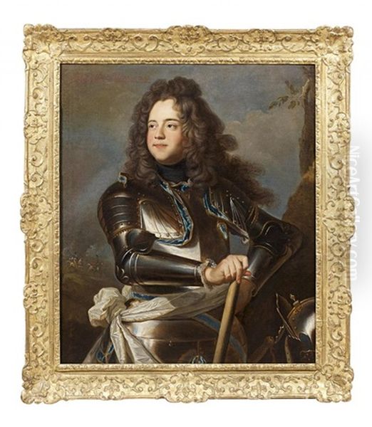 Portrait Du Comte D'evreux Oil Painting by Hyacinthe Rigaud